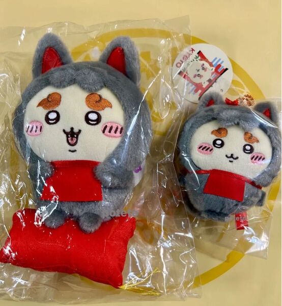 ちいかわ もぐもぐ本舗 京都 伏見稲荷店 限定稲荷なマスコット 稲荷なぬいぐるみ シーサー 合計 2体 セット