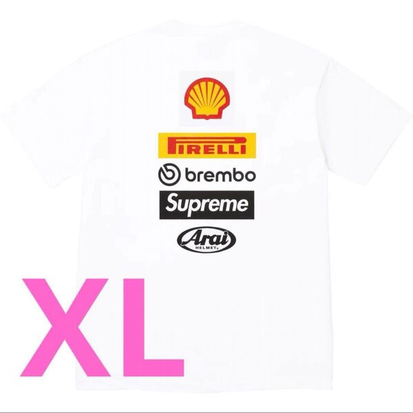 Supreme x Ducati Logos Tee "White"