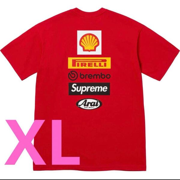 Supreme x Ducati Logos Tee "Red"