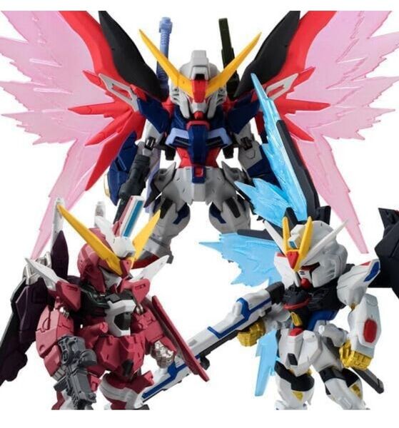 FW GUNDAM CONVERGE ガンダムコンバージ コンバージ SEED DESTINY 3体 光の翼オプションセット