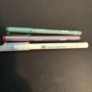 コピック マルチライナーオリーブ ワインレッド 0.05mm ドットカラーおまけ