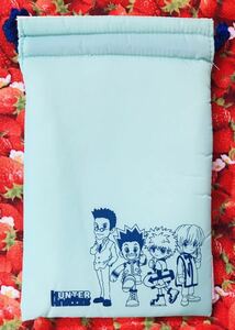 当時物 HUNTER×HUNTER 巾着 ポーチ ゴン キルア レオリオ クラピカ