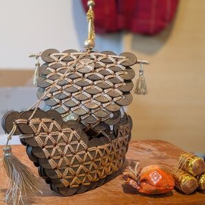 宝船 置物 硬貨 ハンドメイド