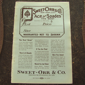 【雑誌広告】1908年 Sweet Orr スウィートオール ビンテージ カバーオール ワーク オーバーオール 古着 アメリカ Vintage 