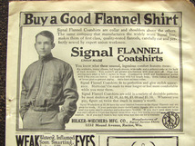 【雑誌広告】1913 Signal Shirt ビンテージ カバーオール ワーク オーバーオール 古着 アメリカ Vintage _画像1