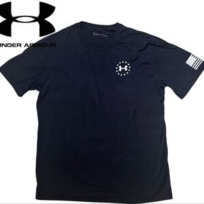 UNDER ARMOUR バックプリントTシャツ ブラック Lサイズ