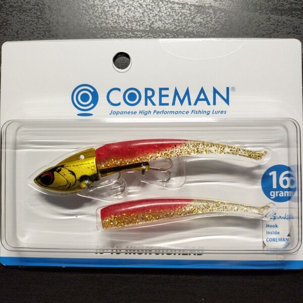 【新色】コアマン アイアンジグヘッド IJ-16 GH/アカキン