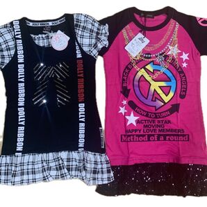 平成ガール レトロ Tシャツ 新品未使用 ギラギラ 140サイズ