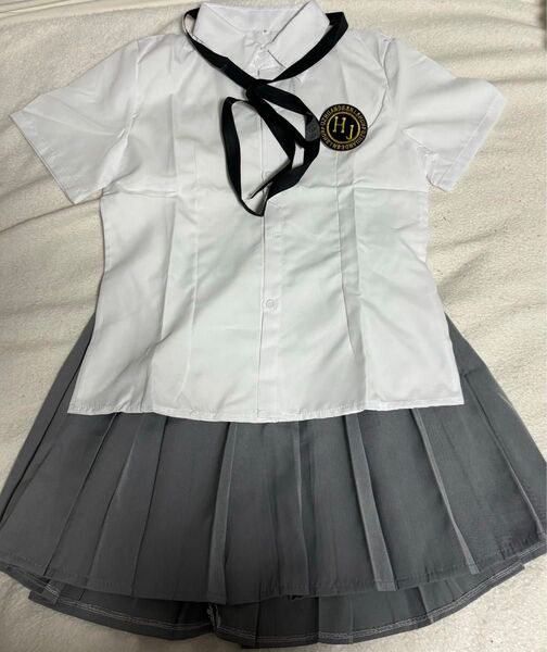 【特価】YuanD スクール 女子高生コスプレ衣装 J K風 夏服制服セット S
