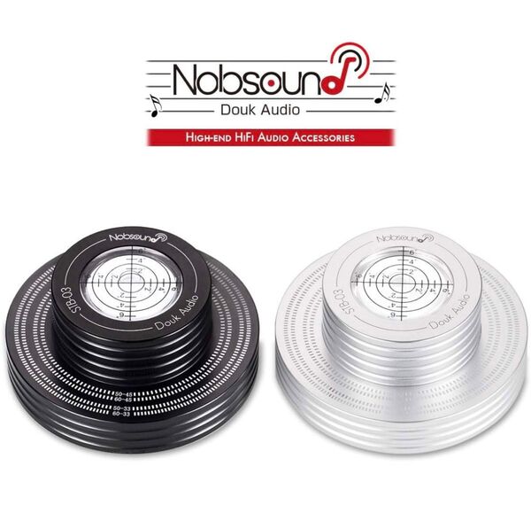 【大特価】一点限り Nobsound アルミレコードウェイト レコード シルバー