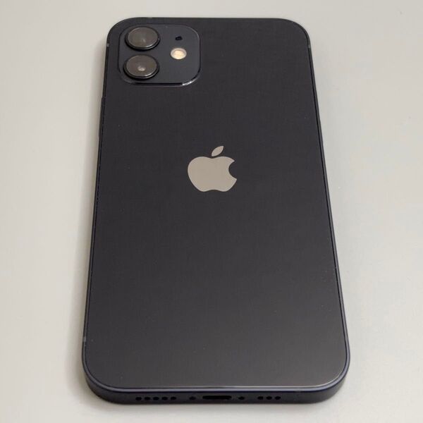 iPhone 12 64GB ブラック 出品時点純正バッテリー91% docomo版SIMロック解除 SIMフリー