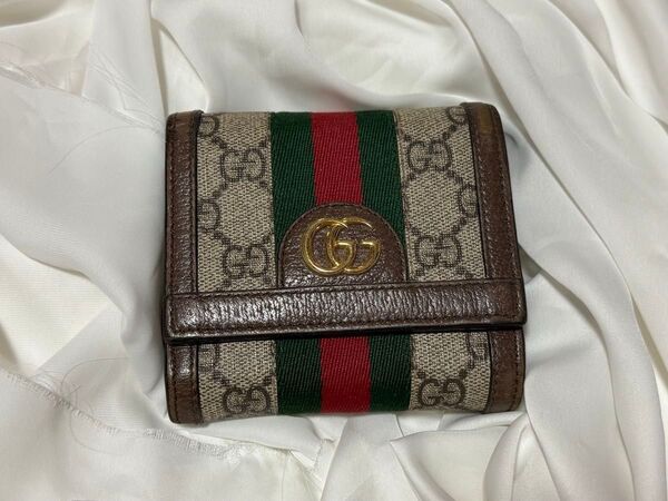 最終値下げ【正規品】GUCCI オフィディア GG 二つ折り財布 シリアル付き