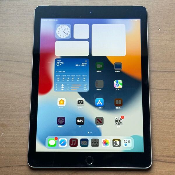 【動作良好】 64GB iPad Air 2 第2世代 スペースグレイ Cellular Wi-Fi Apple タブレット