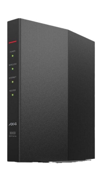 BUFFALO WSR-3000AX4P/NBK ブラック 無線LANルーター BUFFALO Wi-Fi