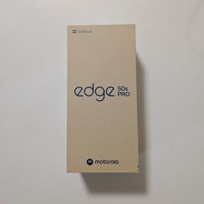 【①新品未使用】 motorola edge 50s proバニラクリームSIMフリー 白 256GB メモリ8GB