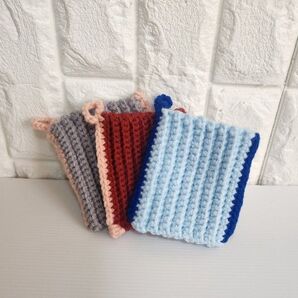 ハンドメイド エコたわし 3枚セット