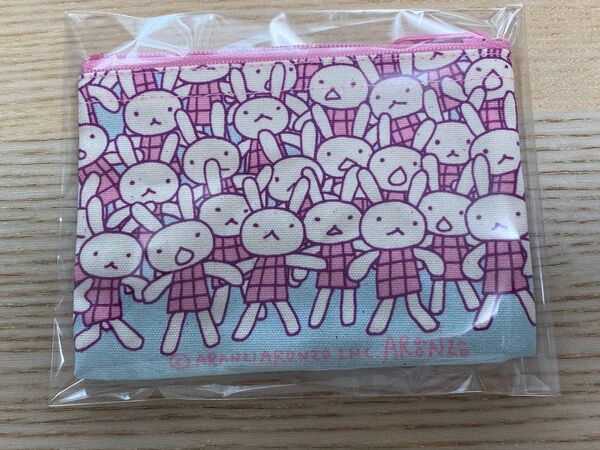 【新品未使用】アランジアロンゾ コインケース うさぎ ガチャ スリムボーイ しろ