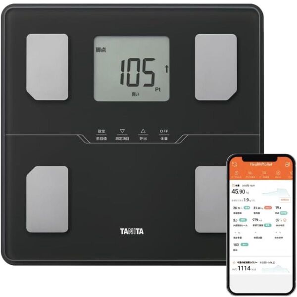 最新モデル 新品 TANITA タニタ 体組成計スマホ連動 業界初 脚点判定 体重を支える足の筋肉量を点数化 体脂肪率