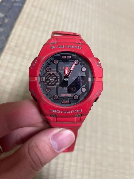 GA-B001 G-SHOCK カシオ レッド CASIO 腕時計 カシオーク Bluetooth