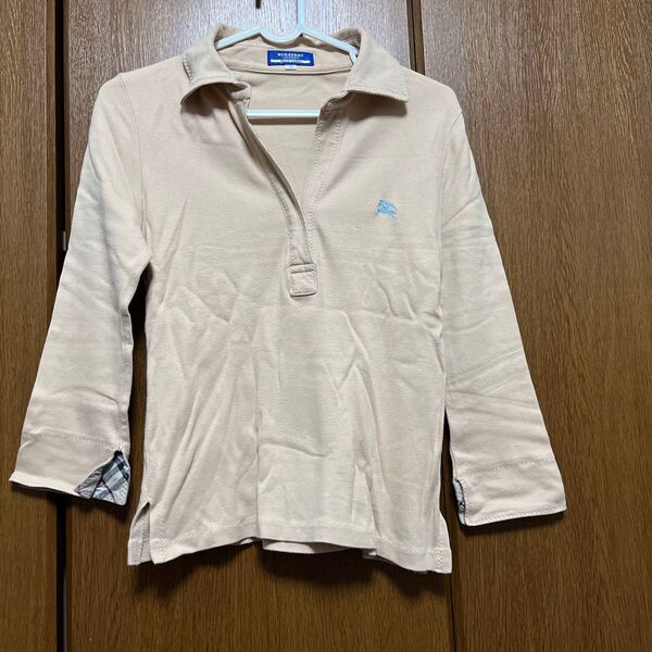BURBERRY BLUE LABEL 七分袖カットソー ベージュ 38 レディース