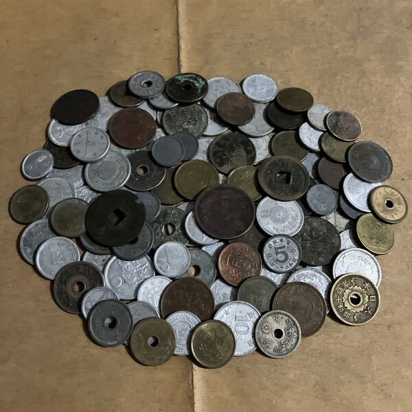 旧貨幣 古銭まとめ100枚超 (3-14)