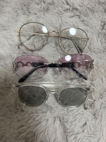 ダテメ×サングラスセット UVカット、ブルーライトカット