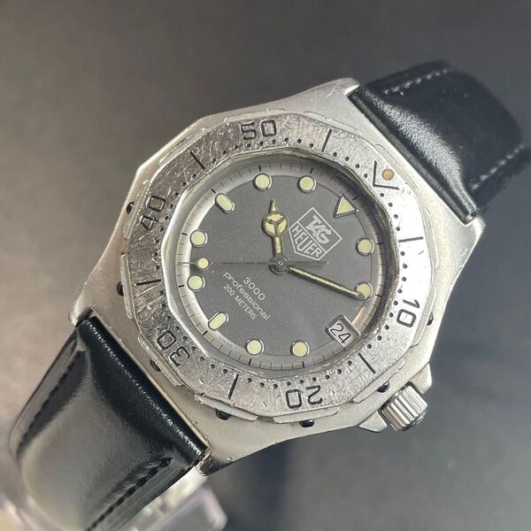 正規品 タグホイヤー 腕時計 QZ グレー メンズ 可動品 932.206 プロフェッショナル 【2506Ss18】