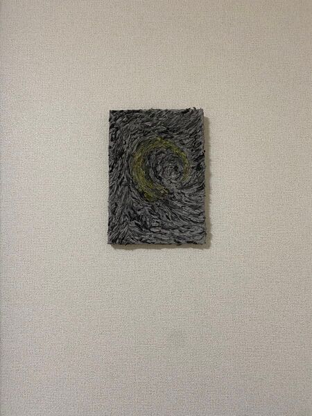 絵画 ブラック サンドアート 黒