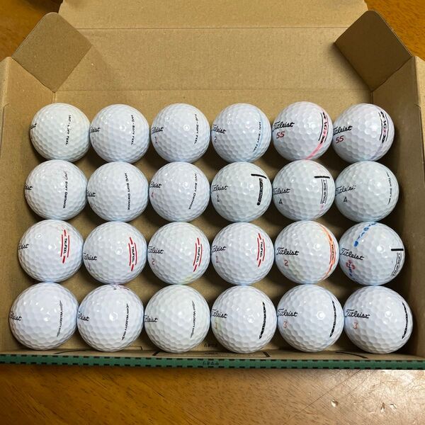 Titleist 24球 VELOCITY TOURSOFT TRUFEEL HVC SOFT DISTANCE 他 ロストボール
