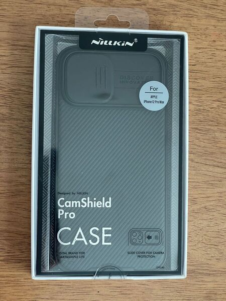 iPhone 12promax ケース ブラック シリコンケース 衝撃吸収 NILLKIN