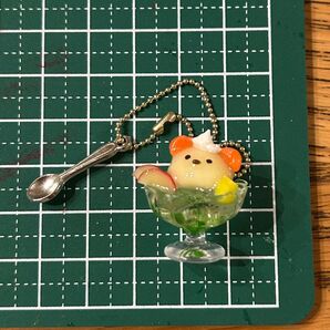 ④白くま クリームソーダ ミニチュアフード ストラップ