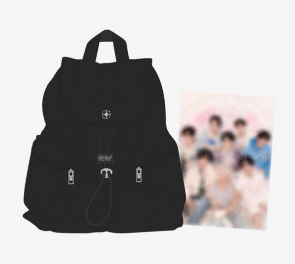 straykids 本国ペンミ BACKPACK リュック スキズ 新品 ポスター付 SKZ5 O'CLOCK