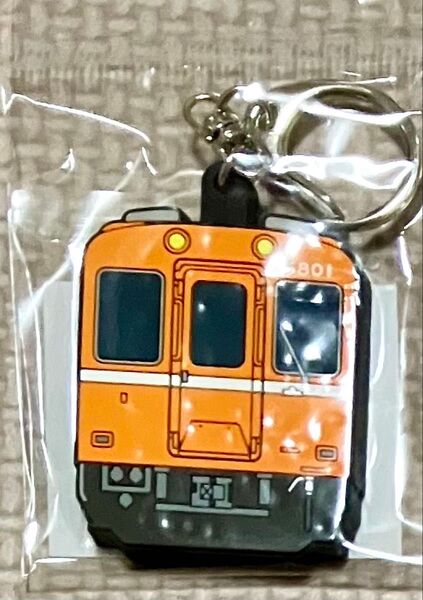 ラバーキーホルダー 近鉄6800系ラビットカー