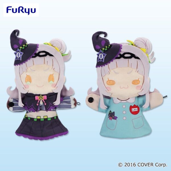 ホロライブプロダクション 紫咲シオン パペットぬいぐるみ 通常衣装 ver. & 園児 ver. 全2種セット タグ付き