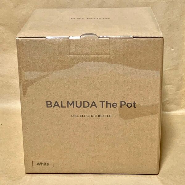 【新品未開封】BALMUDA The Pot 電気ケトル ホワイト /バルミューダ ザ・ポット K07A-WH