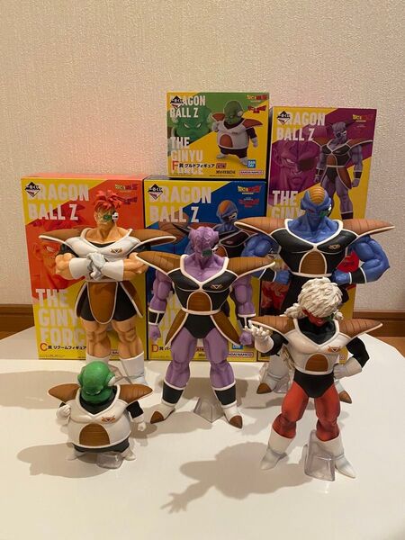 一番くじ ドラゴンボール ギニュー特戦隊来襲 ギニュー特戦隊フィギュア まとめ売り