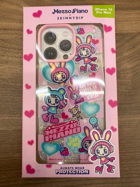 【新品未使用】メゾピアノ×スキニーディップ iPhone16ProMax ケース iPhone ケース
