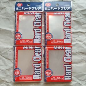 KMC カードバリアー ミニ ハードクリア 50枚入×4個【カードスリーブ】