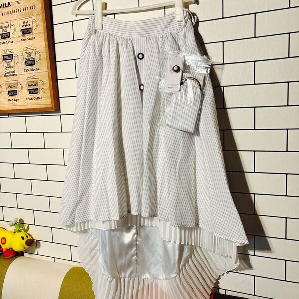 axes femme レディース スカート ストライプ 新品タグ付き