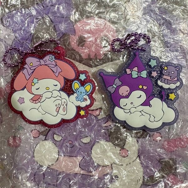 サンリオキャラクターズ ぷっくりラバマスグミ6 マイメロディ クロミ ラバーマスコット 2個セット