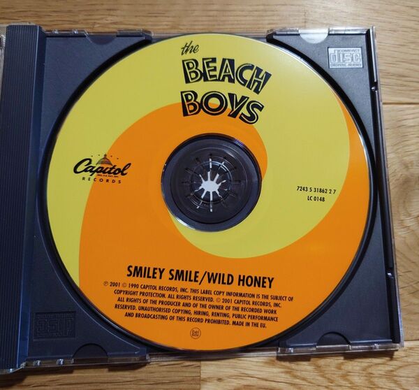 BEACH BOYS SMILEY SMILE / WILD HONEY 中古CD ケース無し