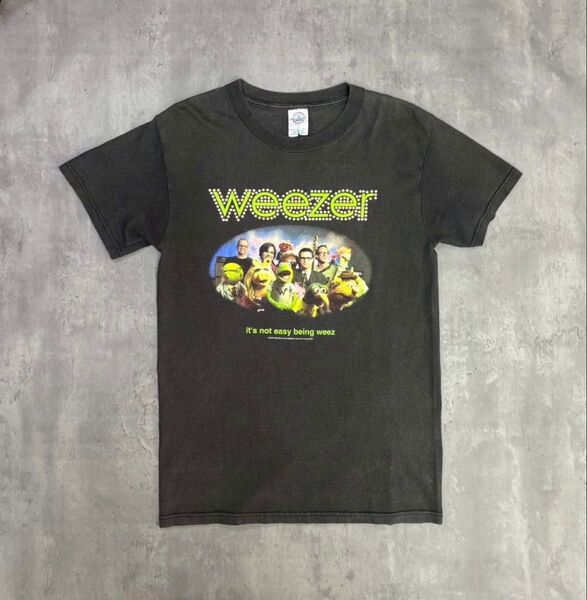 00s usa製 Weezer × セサミストリート バンド tシャツ 古着 vintage バンt バンド ロックバンド