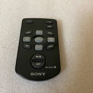 SONY remote control RM-X86RF operation not yet verification Junk free shipping 