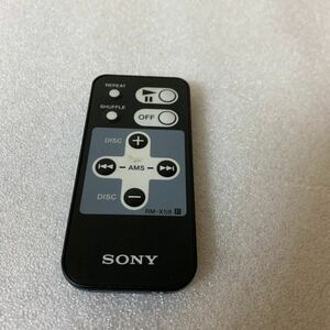 SONY remote control RM-X58 operation not yet verification Junk free shipping 