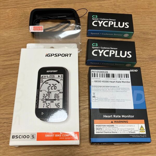 【未開封】iGPSPORT BSC100S +センサー・ケース・フィルム セット