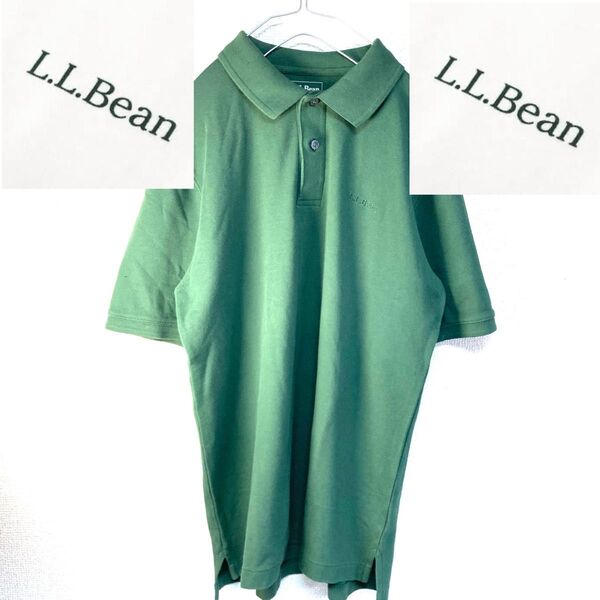 L.L.Bean エルエルビーン ポロシャツ 半袖 グリーン 海外サイズ 新品未使用 tシャツ アウトドア 登山 ハイキング