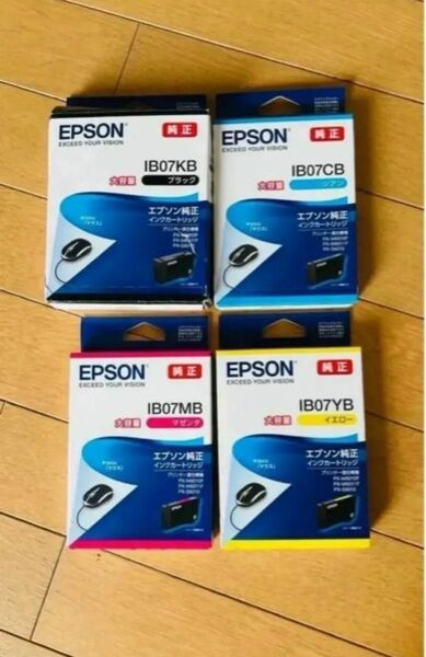 EPSON インク 純正 大容量 IB07KB/CB/MB/YB(IB07CL4B)