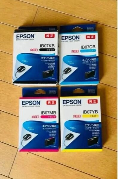 EPSON インク 純正 大容量 IB07KB/CB/MB/YB(IB07CL4B)