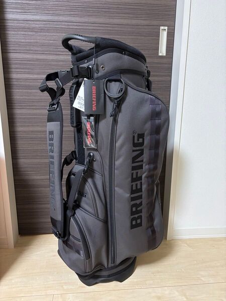 【新品未使用】BRIEFING ブリーフィング キャディバッグ CR-4 #03 チャコールグレー ショップ限定
