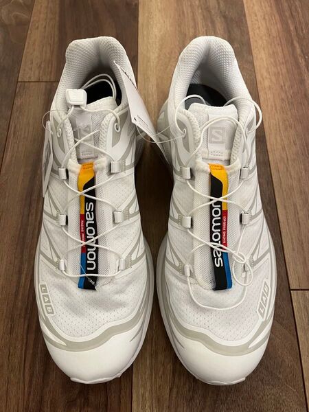 新品 サロモン XT-6 スニーカー ホワイト 白 UK7.5/26.0cm Salomon